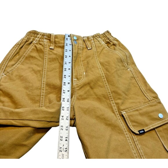 Vans Pants Womens Size Small Canvas Sidewalk Pant Cargo Loose Baggy Twill-Skater - Picture 7 of 10